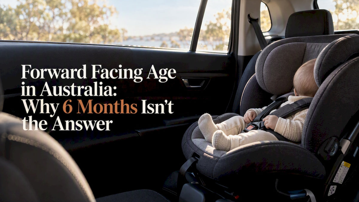 Rear-facing child restraint installed in car