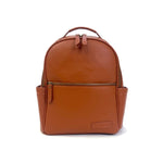 Tan nappy bag backpack — The Alder by Honey & Sage with interchangeable strap system