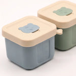 Silicone baby food containers, set of 4, Bear design (view 2)
