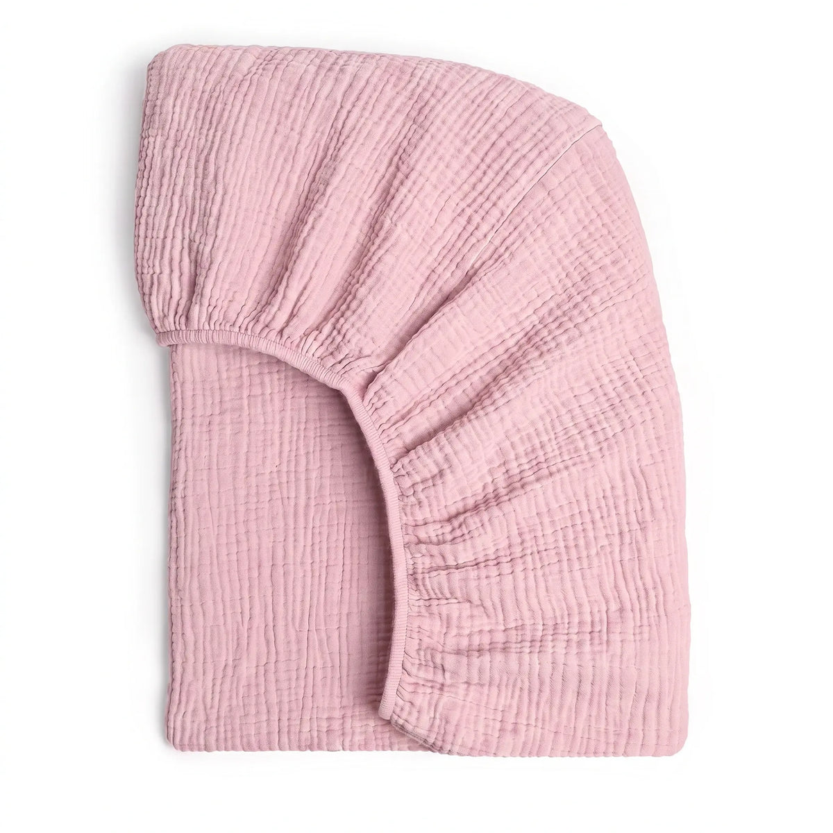 Muslin cotton fitted bassinet sheet in Capri