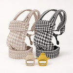 Carry and Soothe gift bundle, baby carriers in Birch and Onyx with two silicone teethers