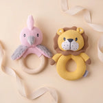 Cotton knit baby rattles, Cleo and Hugo (view 4)