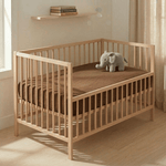 Baby cot sheets — soft breathable fitted sheet by Honey & Sage