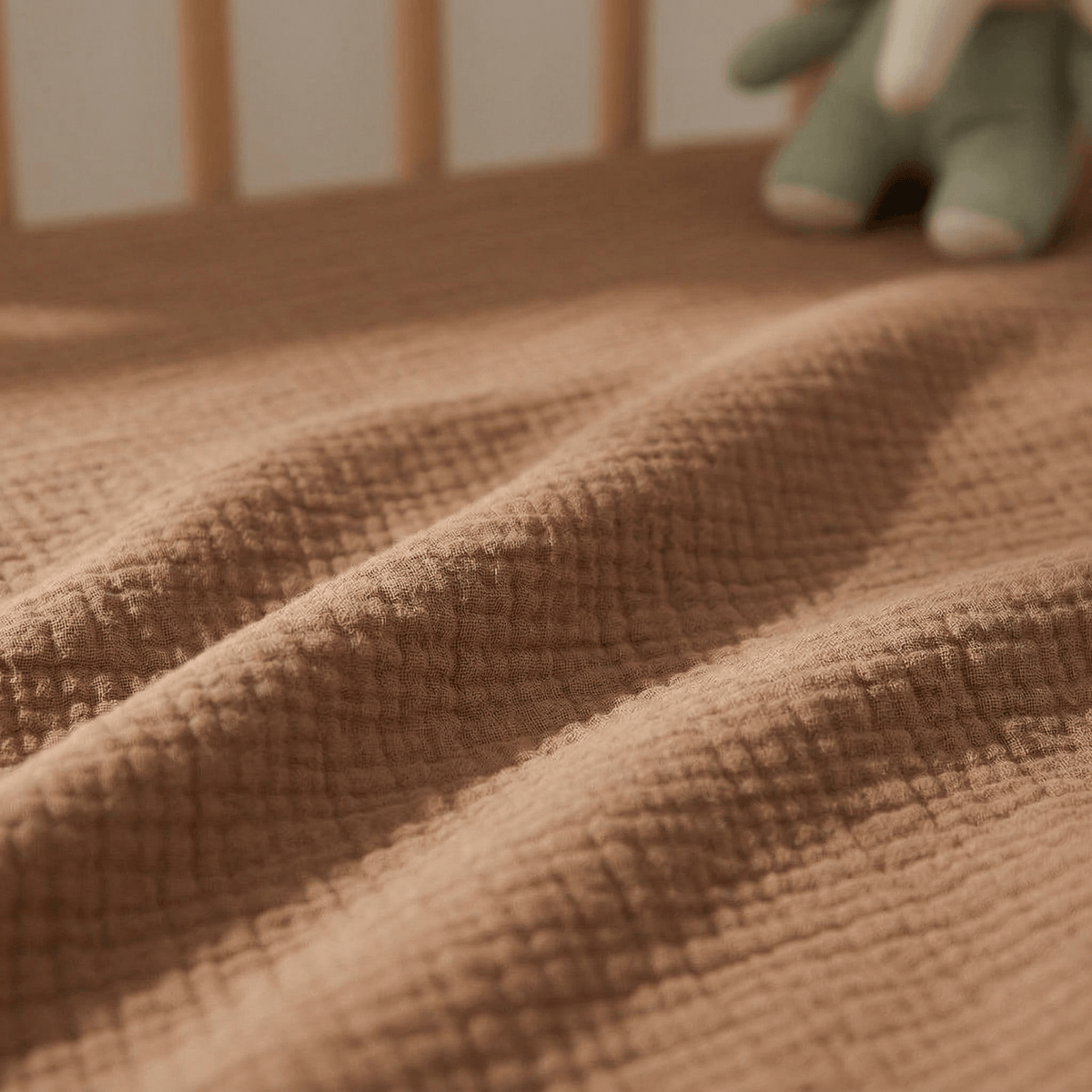 Baby cot sheets — soft breathable fitted sheet by Honey & Sage