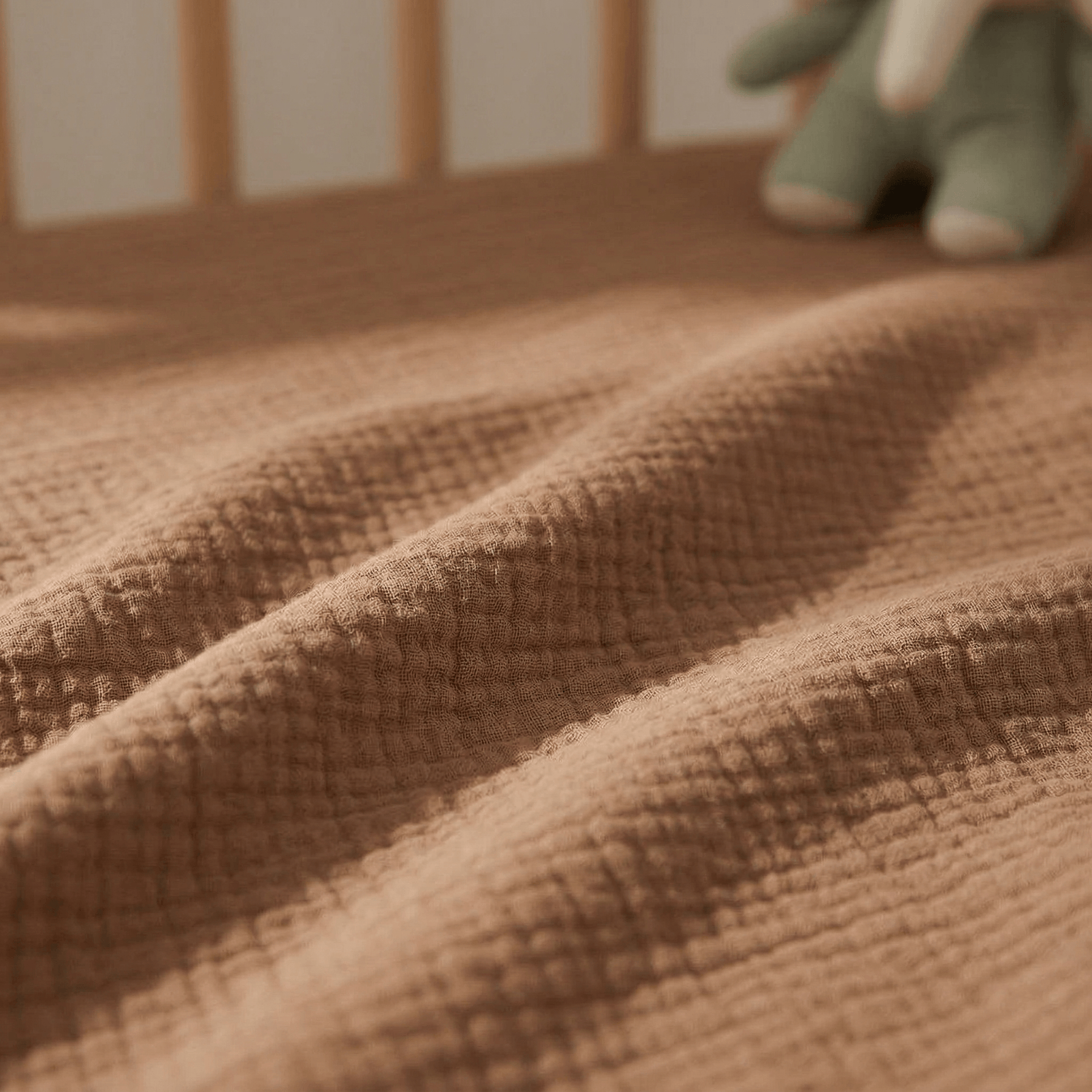Baby cot sheets — soft breathable fitted sheet by Honey & Sage