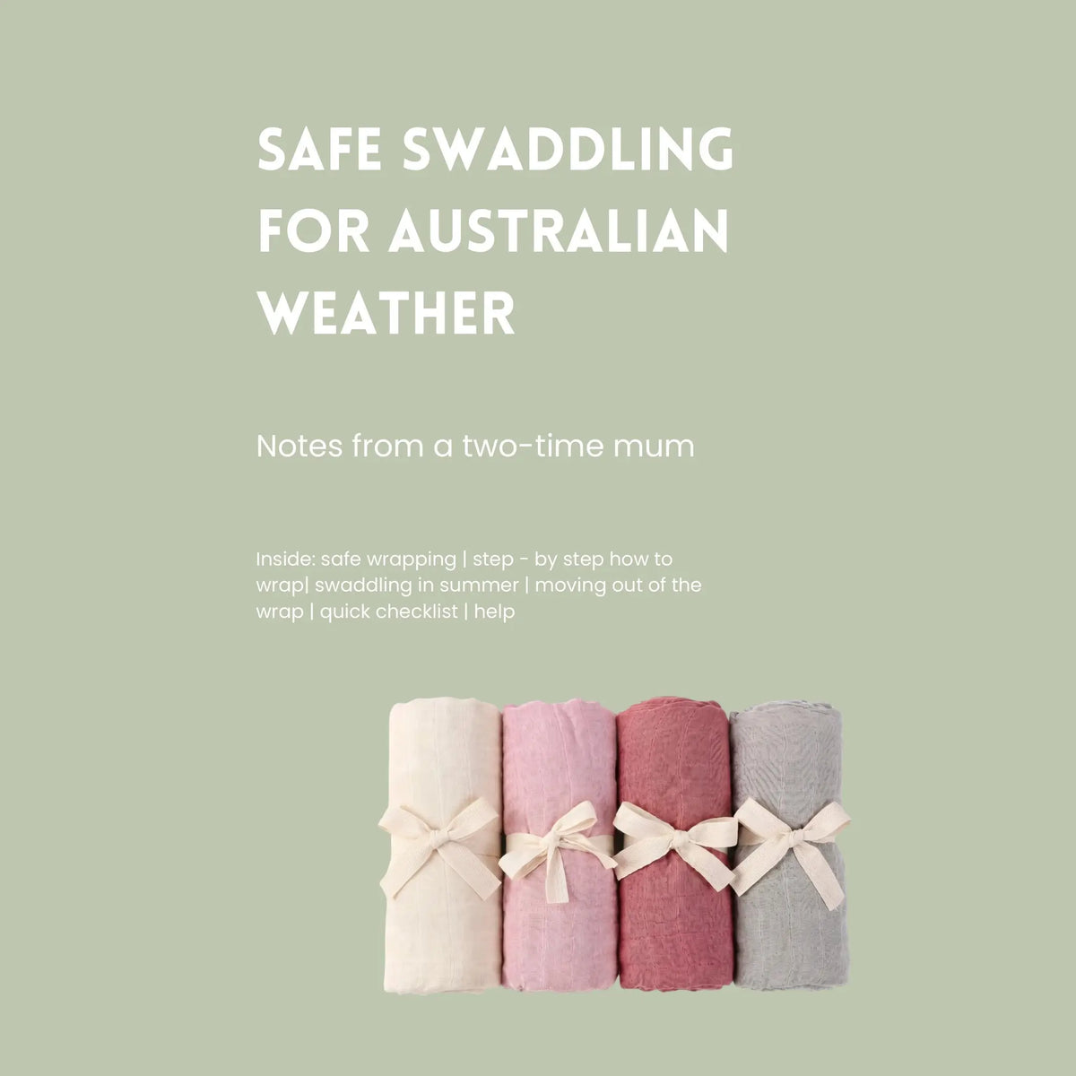 Safe Swaddling for Australian Weather