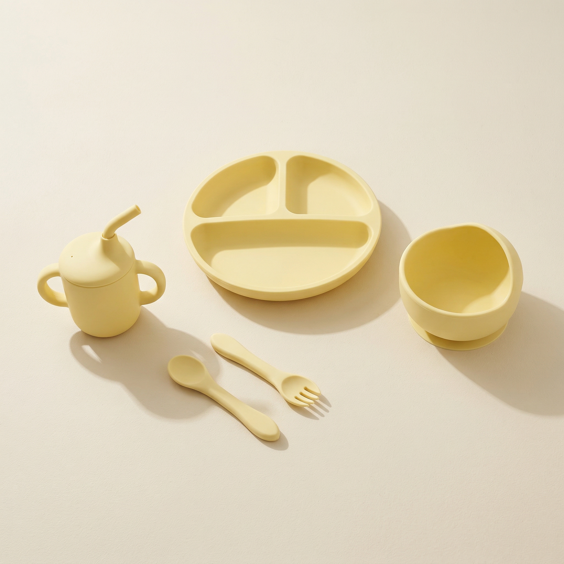 Baby dining sets — silicone feeding set by Honey & Sage