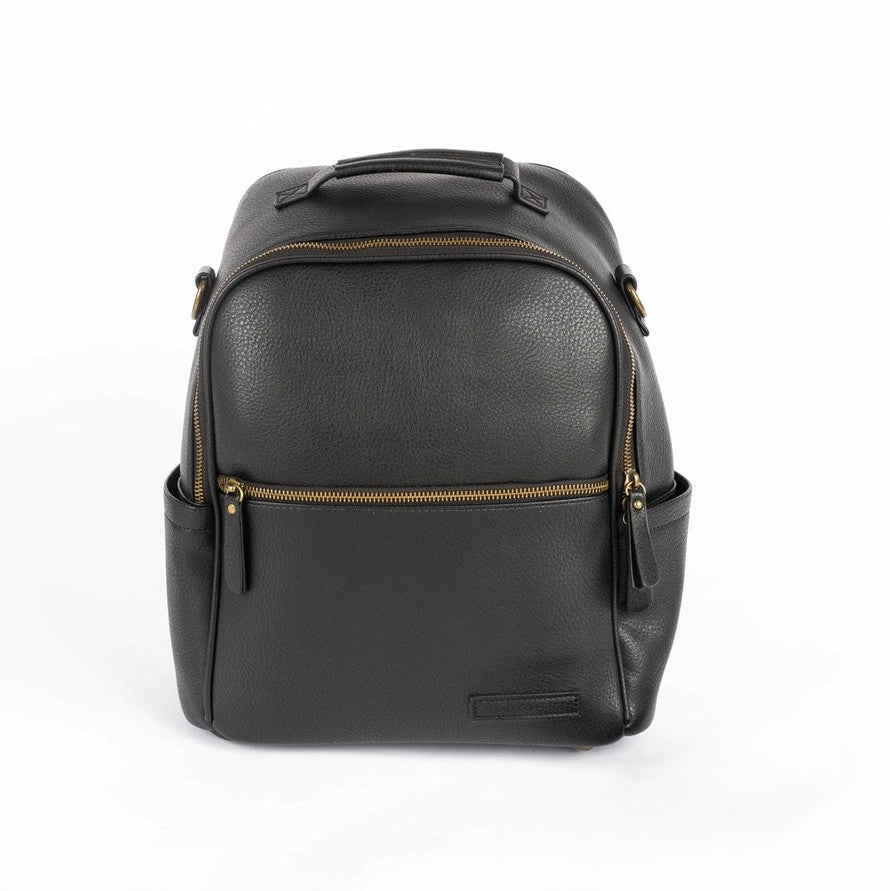 Flint backpack with interchangeable strap system in dark neutral tone