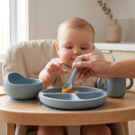 Baby dining sets — silicone feeding set by Honey & Sage