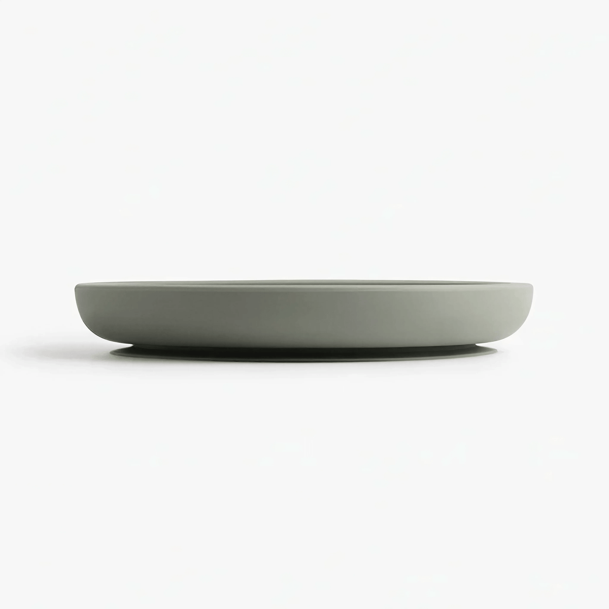 Silicone suction plate, side view showing low-profile design