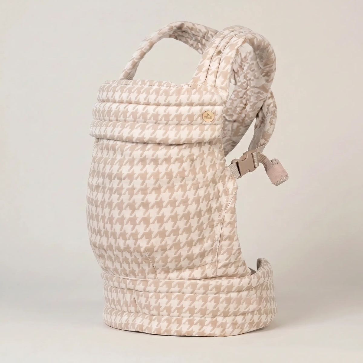 Birch ergonomic baby carrier, worn in front carry position - Honey & Sage
