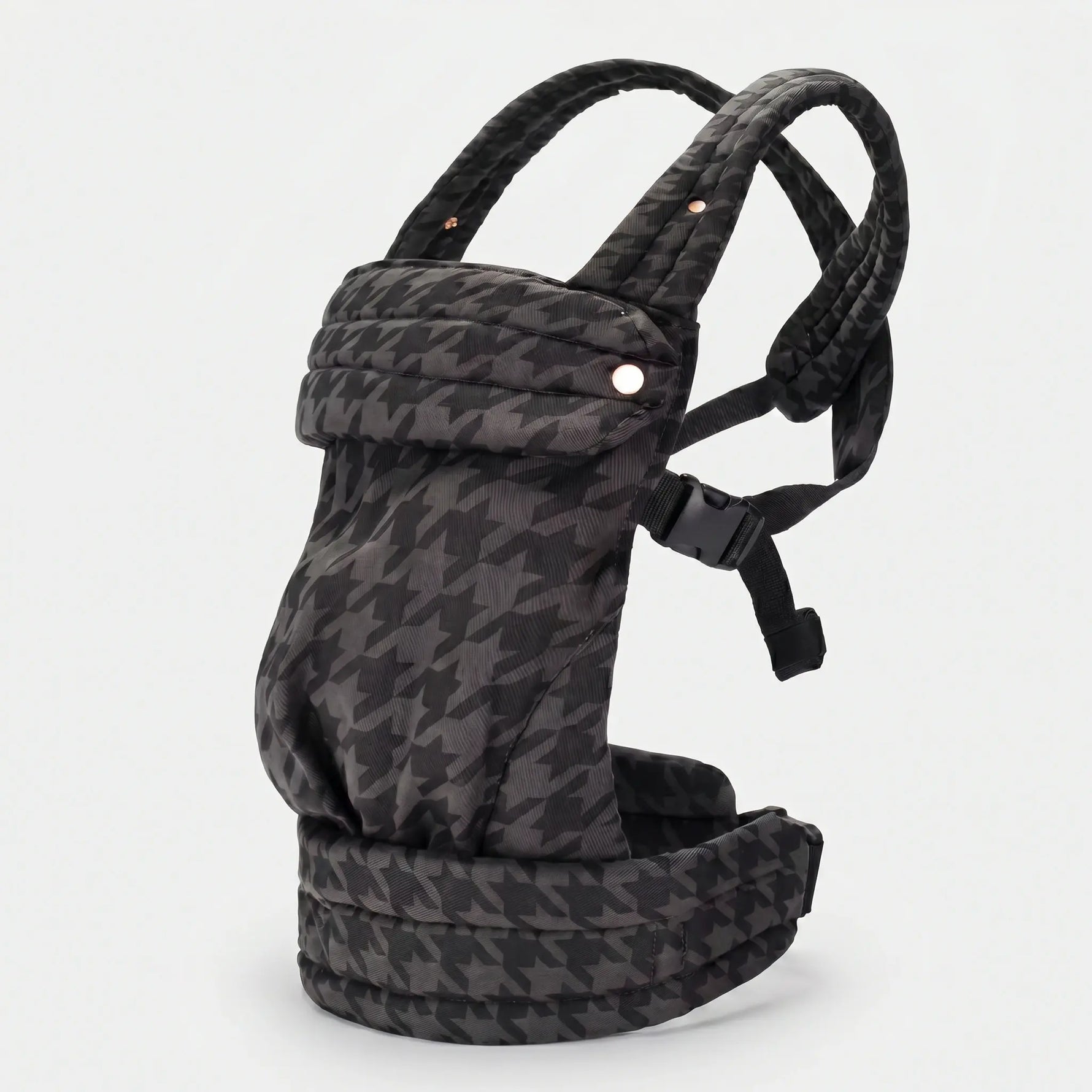 Storm ergonomic baby carrier, worn in front carry position - Honey & Sage