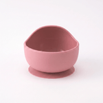 Silicone suction bowl in Rosewood (blush pink)