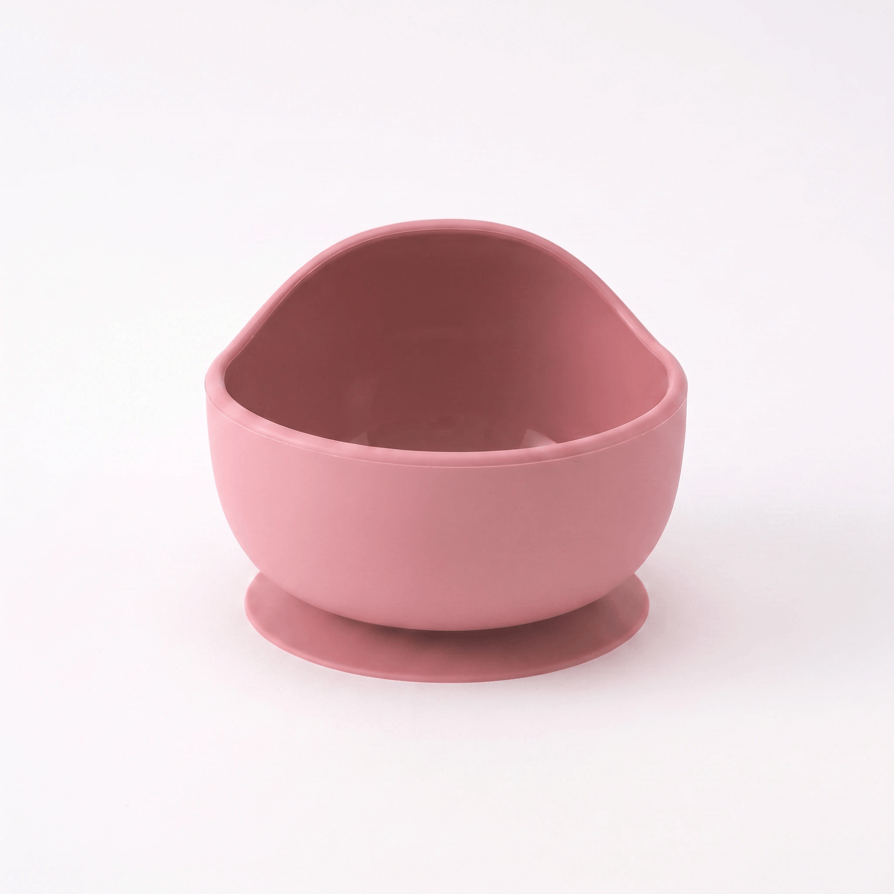 Silicone suction bowl in Rosewood (blush pink)