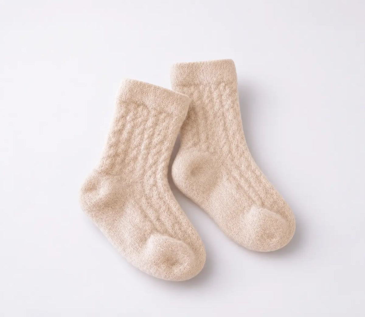 Soft stretch baby knit socks in Mabel Lane blush pink