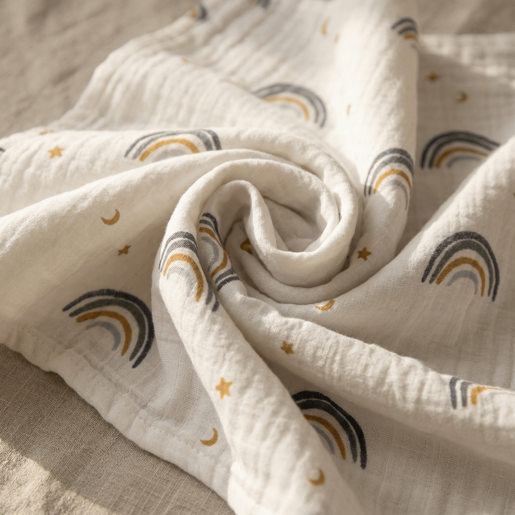 Baby swaddles — soft muslin wrap by Honey & Sage