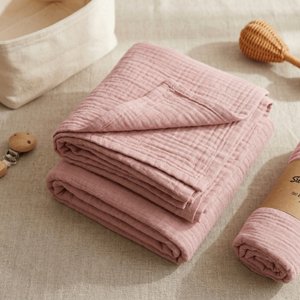Baby swaddles — soft muslin wrap by Honey & Sage