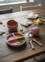Baby dining sets — silicone feeding set by Honey & Sage