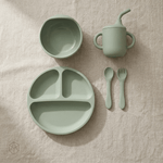 Baby dining sets — silicone feeding set by Honey & Sage