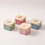 Silicone baby food containers, set of 4, Sheep design (view 5)