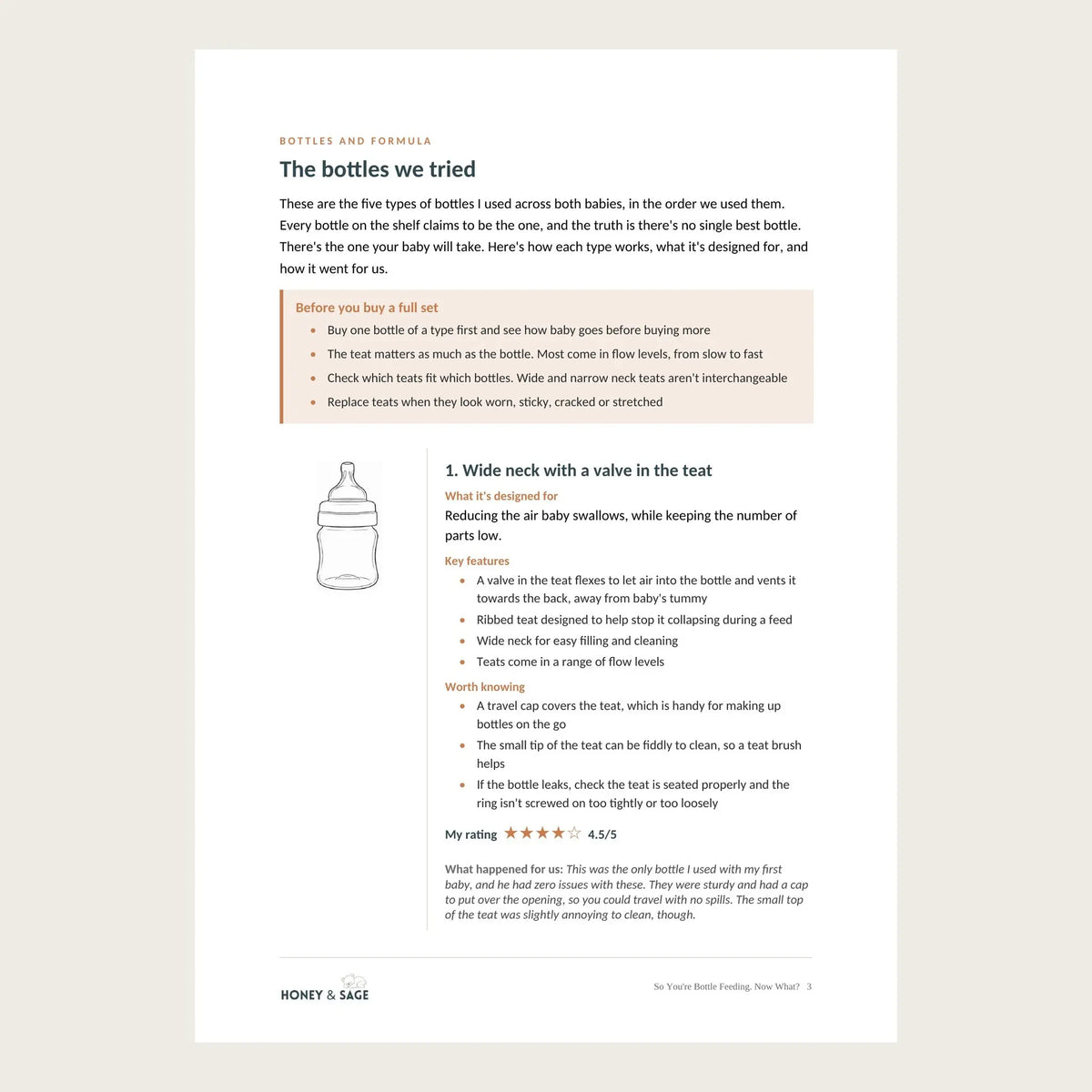So You're Bottle Feeding. Now What?