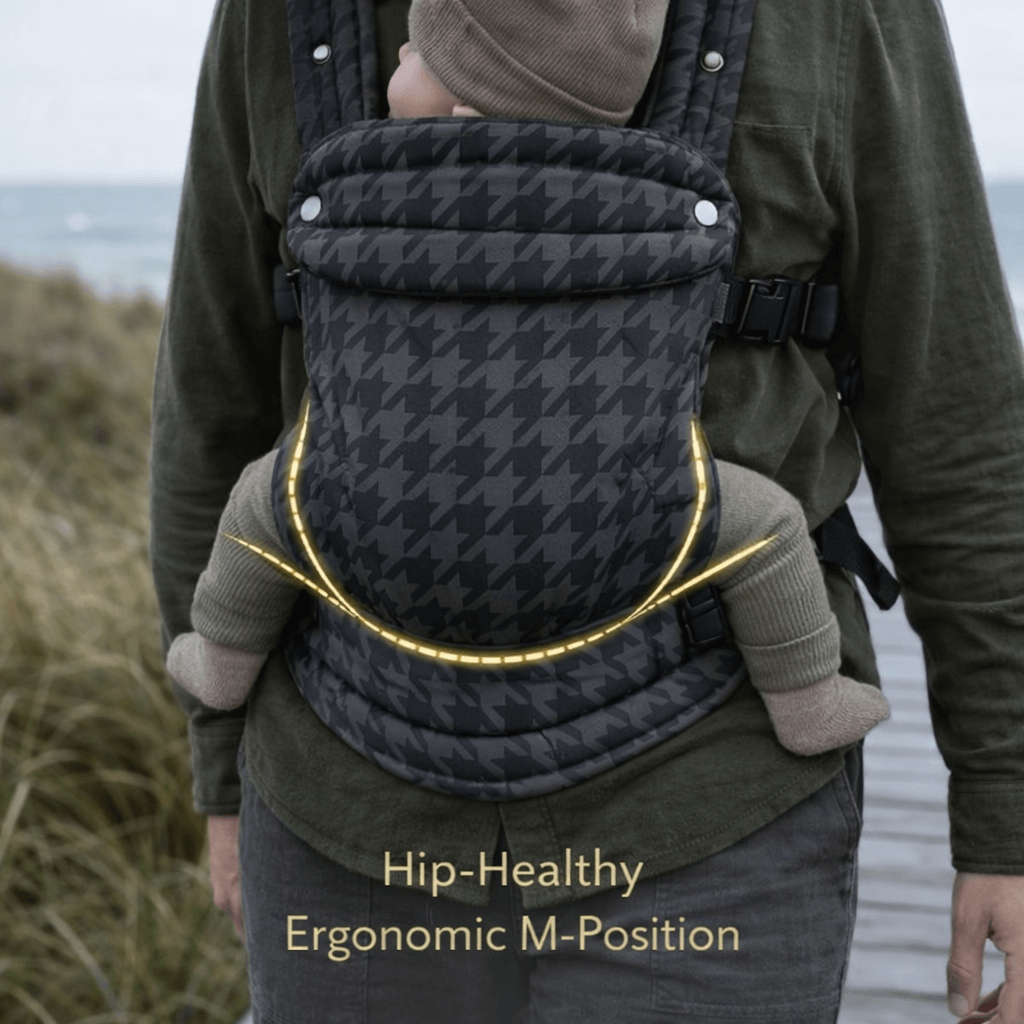 Baby carriers — ergonomic front carry position by Honey & Sage
