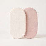 Muslin cotton fitted bassinet sheets, 2 pack in Georgia Peach
